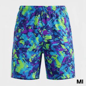 Neon Mosaic Performance Training Shorts